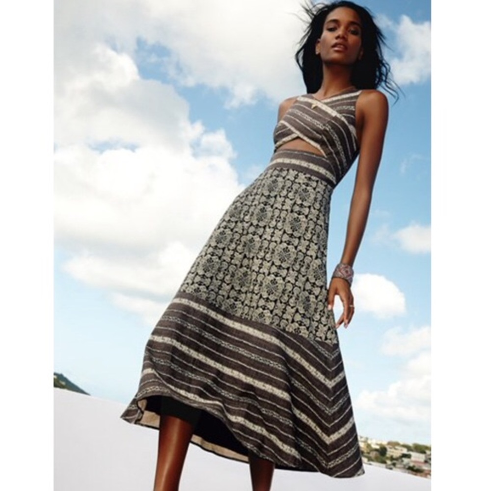 Free People 4 gorgeous BoHo tribal tale dress